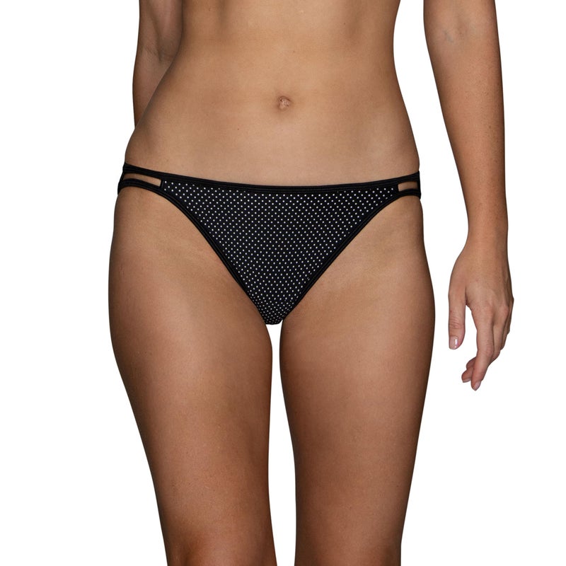 Vanity Fair Women's Illumination String Bikini Panty 18108, Premiere Dot Print, Large/7 - Image 1